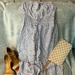 Pastel leopard print jumpsuit